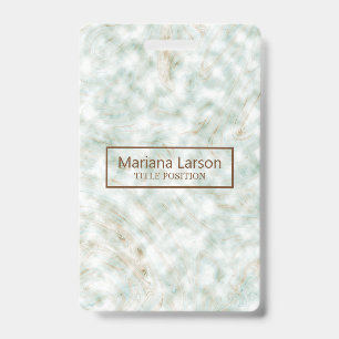 Colourful Marbled Badge