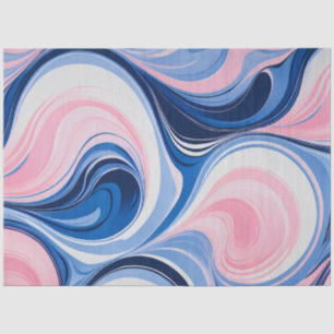 Colourful Marbled Paper Art Tissue Paper
