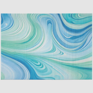 Colourful Marbled Paper Art Tissue Paper