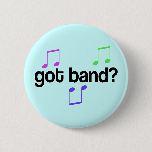 Colourful Marching Band Button (Front)