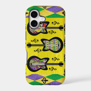 Colourful Mardi Gras Guitars