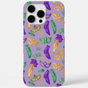 Colourful Mardi Gras patterned  iPhone 16 Pro Max Case