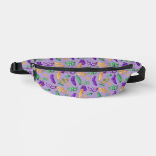 Colourful Mardi Gras patterned Fanny Pack