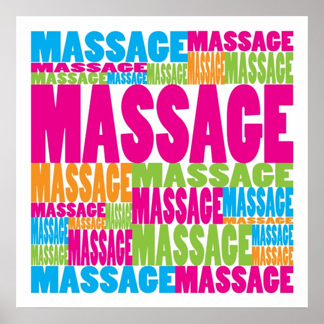 Colourful Massage Poster (Front)