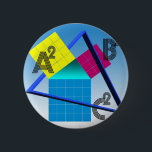 Colourful Mathematics 2 Inch Round Button<br><div class="desc">Colourful Mathematics button</div>