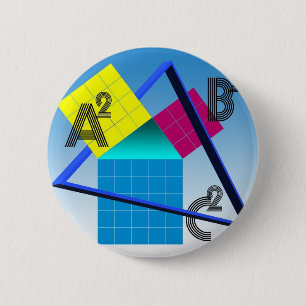 Colourful Mathematics 2 Inch Round Button