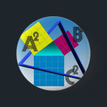 Colourful Mathematics 2 Inch Round Button<br><div class="desc">Colourful Mathematics button. VIRGINIA5050* - Creative and unusual gifts for all occasions at www.zazzle.com/virginia5050* INTERNATIONAL GIFTS at zazzle.com/InternationalGifts, Florida Gift Store at zazzle.com/FloridaGiftStore*, RETIREMENT GIFT STORE at zazzle.com/RetirementGiftStore, I LOVE GIFT STORE at zazzle.com/ILoveGiftStore, and BIRTHDAY GIFT STORE at zazzle.com/BirthdayGiftStore*</div>