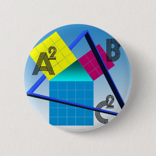 Colourful Mathematics 2 Inch Round Button