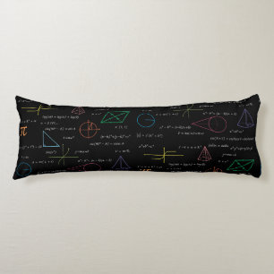 Colourful Mathematics Equations Math Formulas  Body Pillow