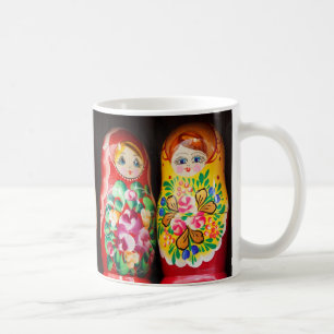 Colourful Matryoshka Dolls Coffee Mug