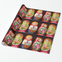 Colourful Matryoshka Dolls