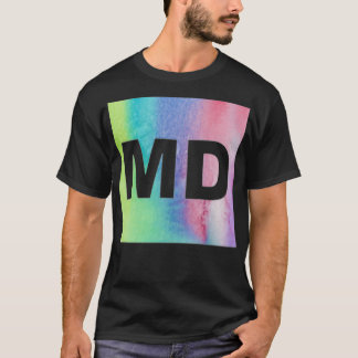 Colourful MD Print T-Shirt