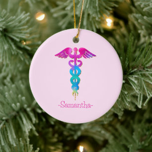 Colourful Medical Sign Ceramic Ornament
