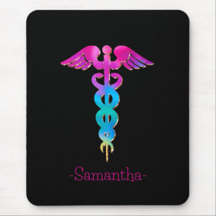 Colourful Medical Sign Mouse Pad