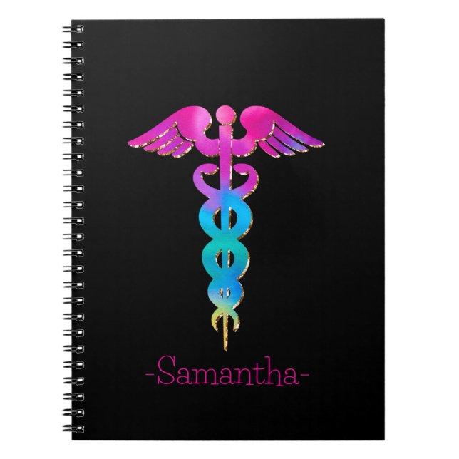 Colourful Medical Sign Notebook (Front)