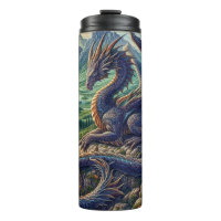 Colourful, Medieval Dragon castle