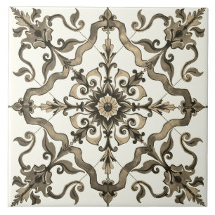 Colourful,Mediterranean,mosaic,,neutral,green  Tile