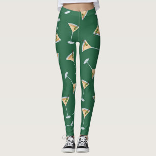 Colourful Mediterranean Summer Collage Pattern   C Leggings