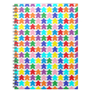 Colourful Meeples Notebook