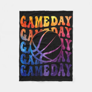 Colourful Men Women Kids Funny Team Sport Game Day Fleece Blanket
