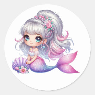 Colourful Mermaid Stickers