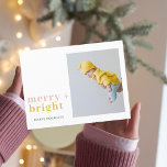 Colourful Merry   Bright Photo | Happy Holidays  Postcard<br><div class="desc">Colourful Merry   Bright Photo | Happy Holidays</div>