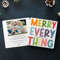 Colourful Merry Everything Inclusive Photo message