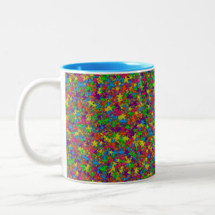 Colourful Metal Stars-Coffee Mug