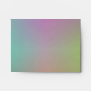 "Colourful Metallic" A6 Envelope Monogram