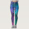 Colourful Metallic Lace Leggings