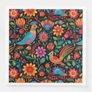 Colourful Mexican pattern Napkin