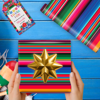Colourful Mexican Serape Gift Wrapping Paper