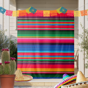 Colourful Mexican Serape Party Tapestry Backdrop