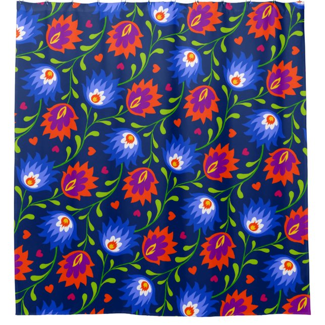 Colourful Mexican Style Floral Pattern Elegant Bol (Front)