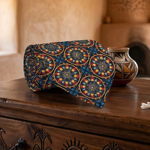 Colourful Mexican Talavera Tile Tie