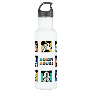 Colourful Mickey Mouse Grid 710 Ml Water Bottle