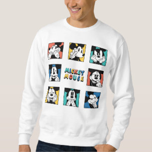 Colourful Mickey Mouse Grid Sweatshirt