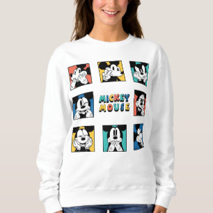 Colourful Mickey Mouse Grid Sweatshirt
