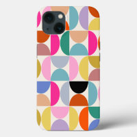 Colourful Mid Century Modern Abstract Pattern