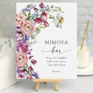 Colourful Mimosa Bar Poster
