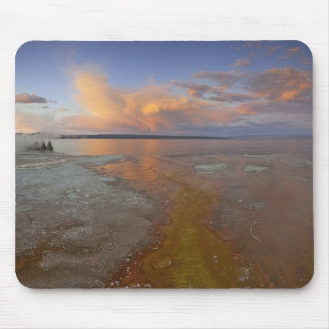 Colourful mineral deposits emit from Black Pool 2 Mouse Pad (Front)