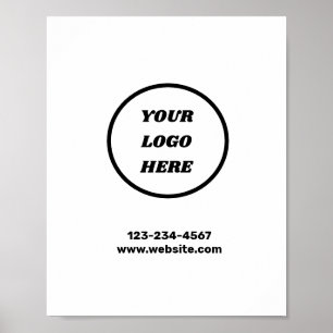 Colourful minimal add your text picture name poster