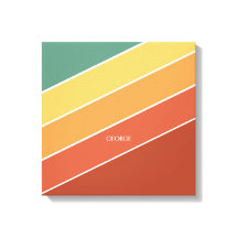colourful minimalist diagonal stripes name