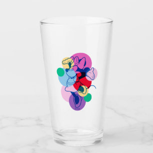 Colourful Minnie Mouse Modern Pop Art Glass