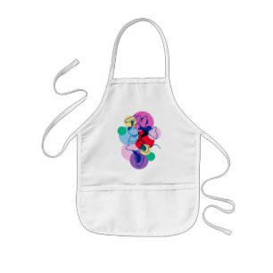 Colourful Minnie Mouse Modern Pop Art Kids Apron