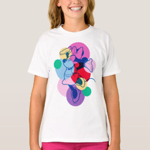 Colourful Minnie Mouse Modern Pop Art T-Shirt