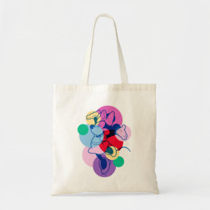 Colourful Minnie Mouse Modern Pop Art Tote Bag