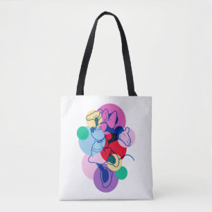 Colourful Minnie Mouse Modern Pop Art Tote Bag