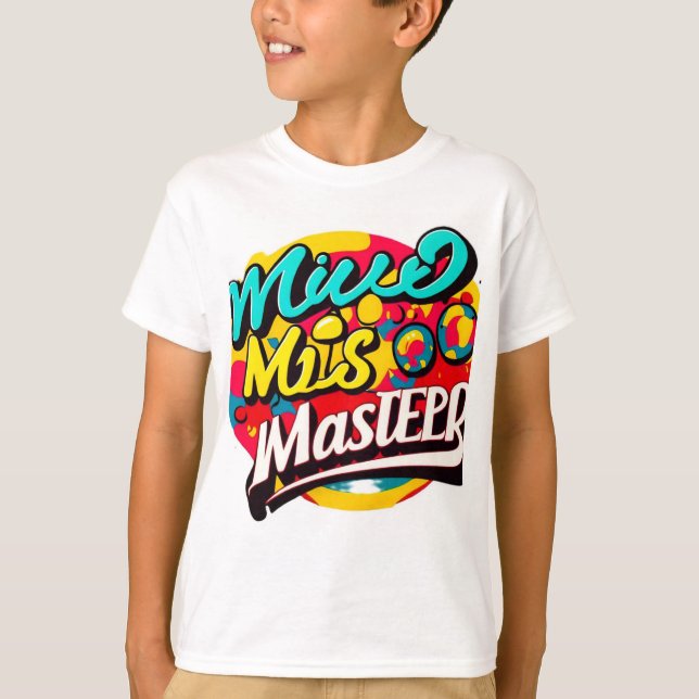 Colourful Miso Bowl Tee - Miso Master Design (Front)