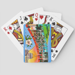 Colourful Mississippi Greetings Playing Cards